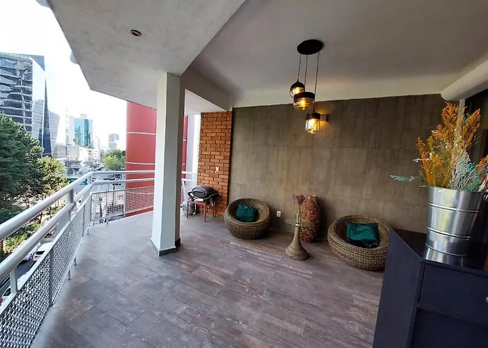 Apartamento Lindo Departamento Con Terraza Polanco Cidade do México